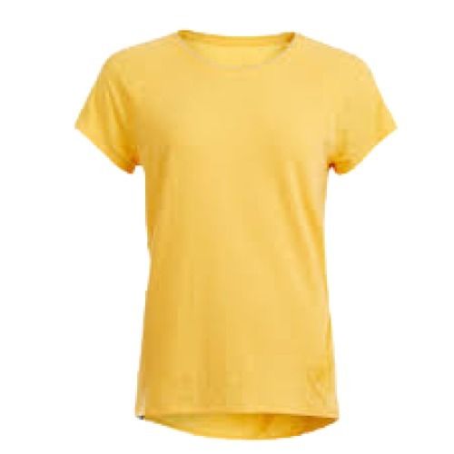 Ladies Round Neck Short Sleeve Plain Cotton T Shirt