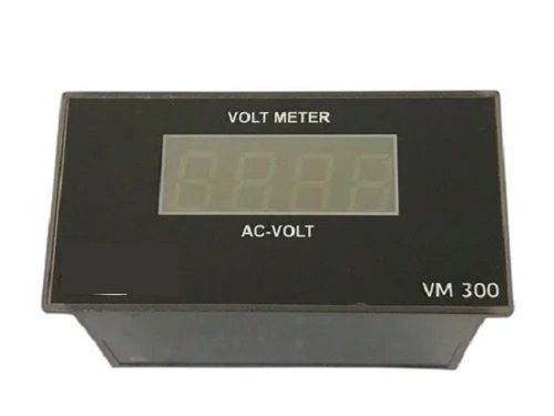 1W 230 V Lightweight Portable Digital Single Phase Polycarbonate Ac Volt Meter Application: Control Panel Indication