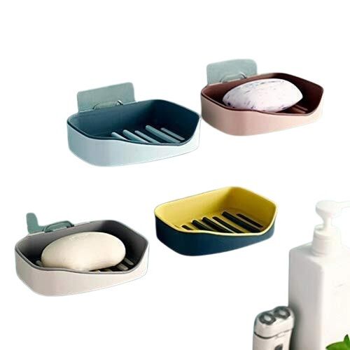 Self Adhesive Wall Mounted Soap Holder for Bathroom