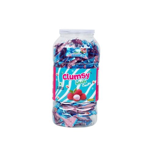 Clumsy Litchi Candy, 170 Candy Units per Jar