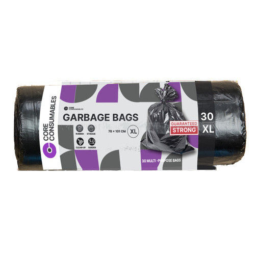 Virgin Quality Black Color Primo Plastic Garbage Bags
