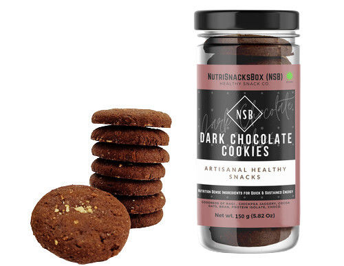 Crispy Healthy Dark Chocolate Cookies Fat Content (%): 23 Percentage ( % )