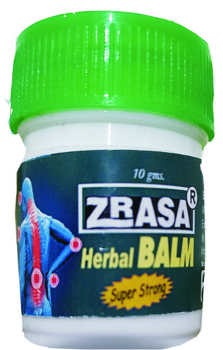 Zrasa Herbal Balm - 100% Herbal Formulation With Cajeput Oil, 99% Purity | Instant Pain Relief For Cold, Sinusitis, Joint Pain, Headaches, Suitable For All Ages
