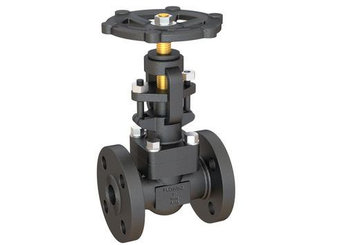 Black Flanged End Forged Steel Globe Valve