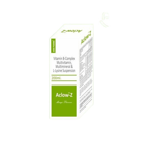 Vitamin B Complex, Multivitamin, Multimineral And L Lysine Suspension