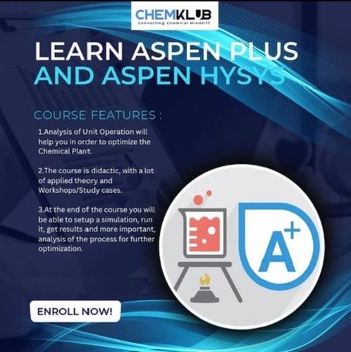 Aspen Plus and HYSYS Training Program By ChemKlub India