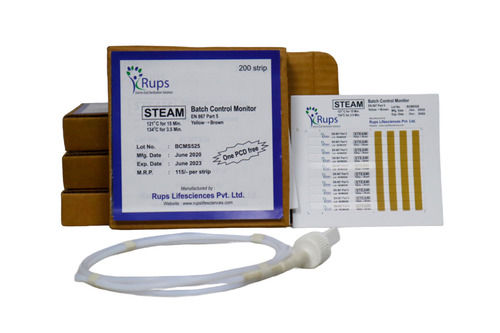 Steam Batch Control Monitor Kit (One Touch Test Strip) Shelf Life: 3 Years