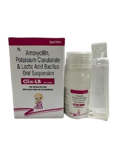 Clix-Lb Amoxycillin Potassium Clavulanate And Lactic Acid Bacillus Oral Suspension Anti Infective Syrup