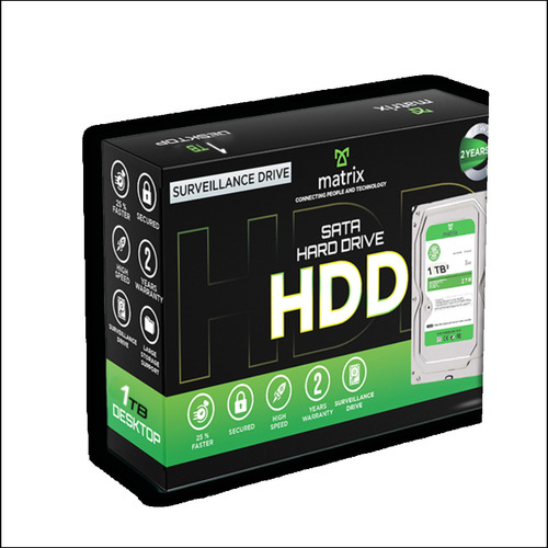 Matrix 1tb Sata Hard Disk For Desktop Cache Capacity: 1 Terabyte (Tb)