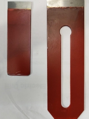 Planer Blades - High-Speed Steel & Carbide, Rectangular, Red and Silver | Sharp Edges for Precise Cutting, Durable and Wear-Resistant