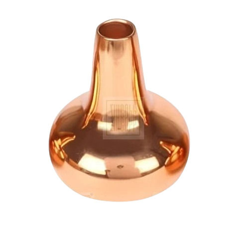 Coated Gloss Copper Candle Holder For Decoration