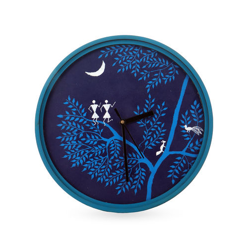 Hand Painted MDF Wall Clock 