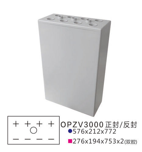 Fr Abs Material 2V Opzv Battery Case 3000Ah Capacity: 3000 T/Hr