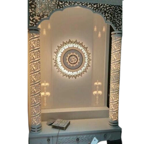 Attractive Design Corian Mandir