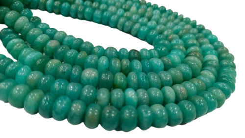 Green Natural Peruvian Blue Amazonite Gemstone Beads