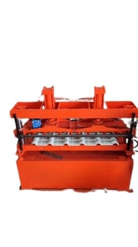 Heavy Duty Roofing Sheet Making Machine - Color: Orange