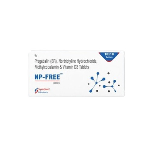 Pregabalin (Sr) Nortriptyline Hydrochloride Methylcobalamin And Vitamin D3 Tablets - Drug Type: General Medicines