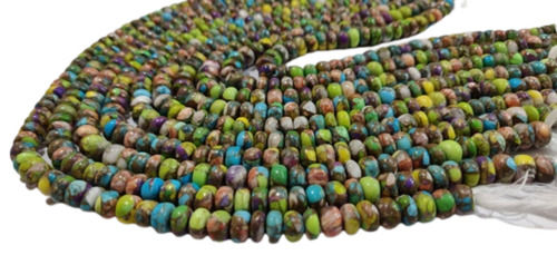 8mm to 9mm Mohave Oyster Green Blue Copper Turquoise Beads