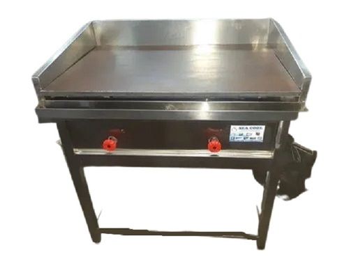 Grey Stainless Steel Commercial Kitchen Dosa Bhatti