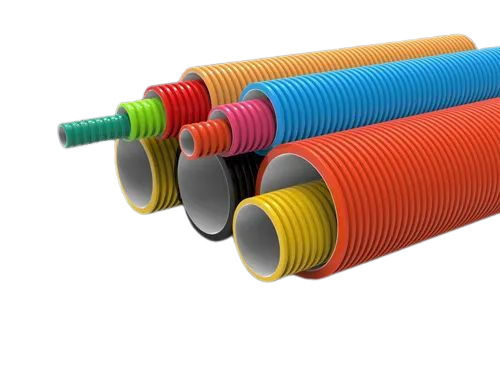 Flexible Multi-Color Hdpe Dwc Pipes For Electrical Conduits