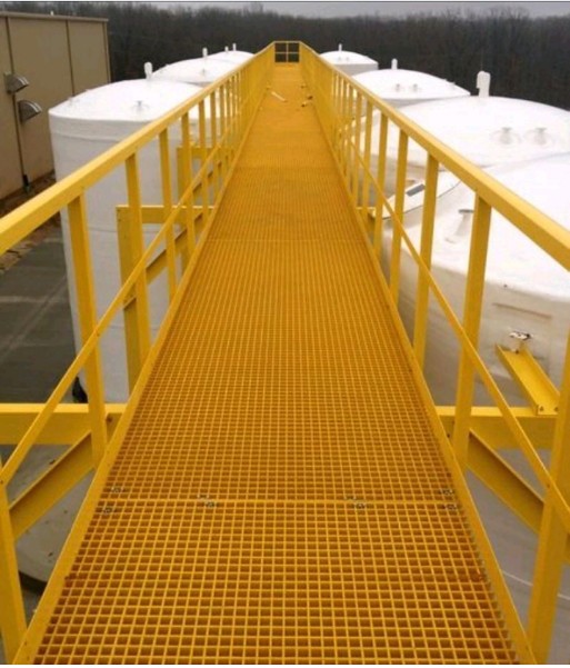 Yellow Color 5 T0 6 Mm Thickness Frp Handrail System