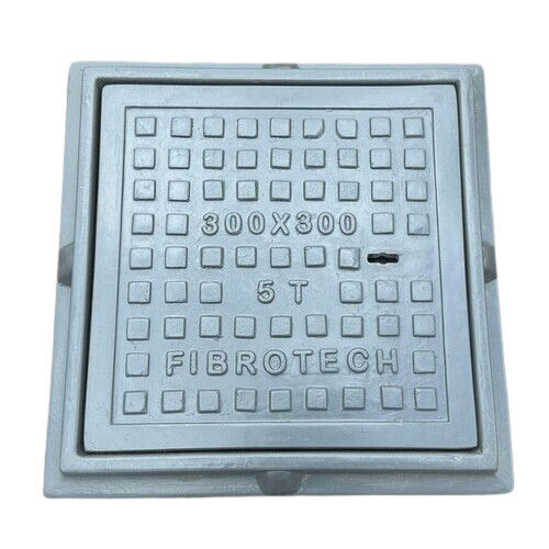 FRP Manhole Cover Square 300 5T Base Dimension: 300X300