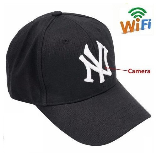 Cap Spy Camera - Color: Black