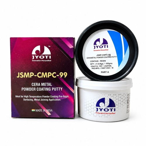 Cera Metal Pastable Putty - Grey, Paste Form, Density 2.8g/CC, Curing Time 4-6 Hours | Shore Hardness 85-90D, 12 Months Shelf Life, Water Absorption NIL