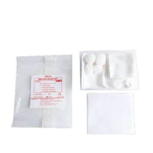 White Dialysis On Off Dressing Kit