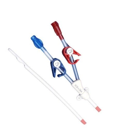 White Long Term Hemodialysis Catheter Kit