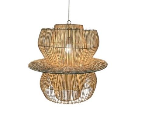 Designer Rattan Cane Hanging Lamp