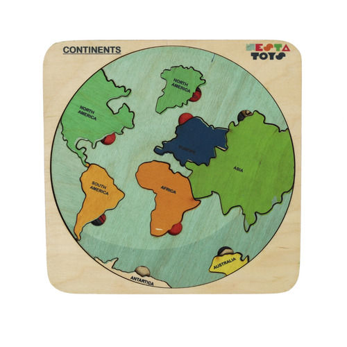 World Map Puzzle Toy for 3 Years Kids and Above