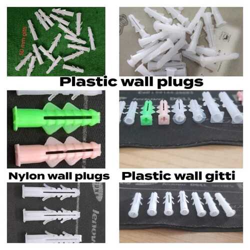 Plastic Wall Plugs for Fixing Sleeves in Walls