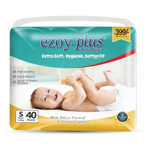 Small Baby Diaper Jumbo Pack - Color: White With Print