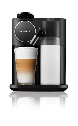 Nespresso Gran Lattissima - Automatic Black Coffee Machine | 19-Bar Pump, One-Touch Fresh Milk Technology, 9 Beverage Selections, Stainless Steel Accents, Energy-Saving Function