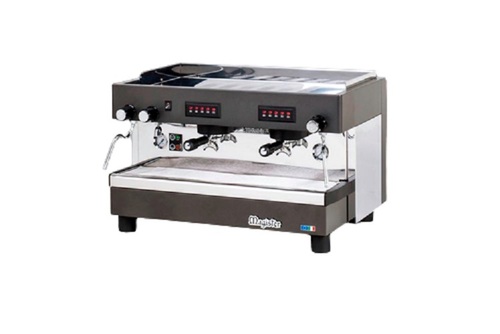 Magister Es 100 Hrc Dual-Group Coffee Machine - Stainless Steel, High Capacity for Commercial Use | Precise Temperature Control, User-Friendly Operation, Steam Wands for Frothing Versatility, Sleek Design