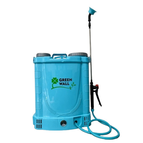 16L Battery Powered Agricultural Knapsack Sprayer - Color: Green