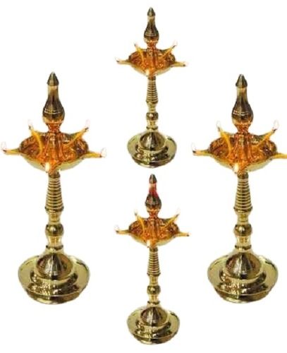 Brass Temple Oil Lamp