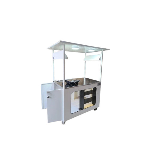 Stainless Steel Food Cart - Color: Multi Color