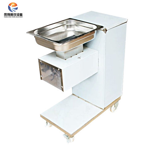 Small floor standing meat slicer machine