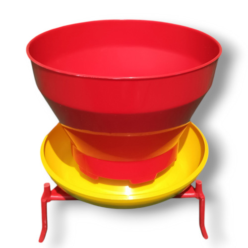 Turbo Chick Feeder 4 Kgs - Color: Red