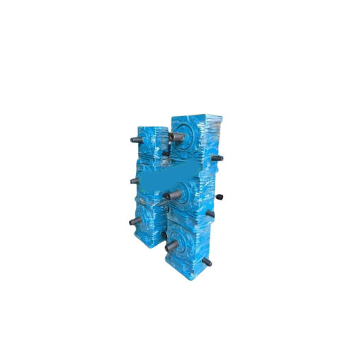 Worm Reduction Gearbox - Color: Blue