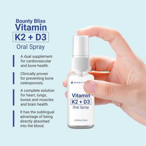 Bounty Bliss  Vitamin K2 + D3 Oral Spray