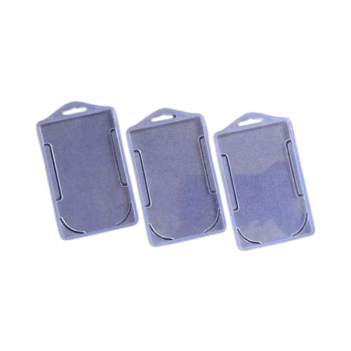 Rectangular Transparent Card Holder