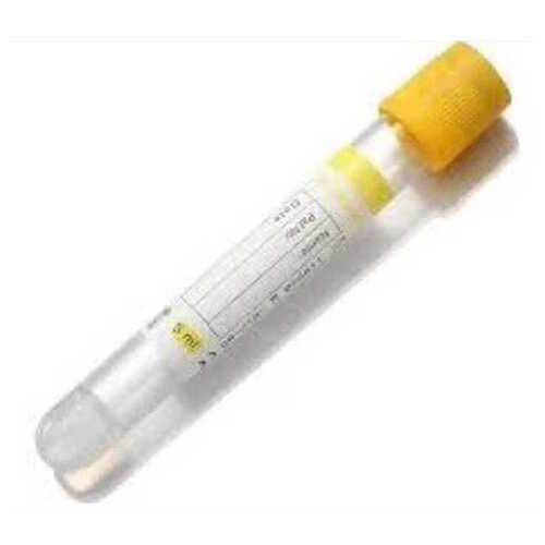 Plastic Gel And Clot Activator Tube