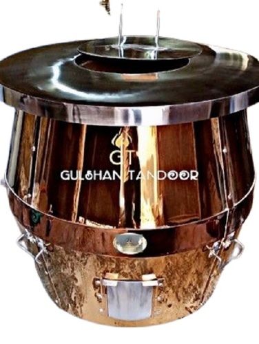 Even Heat Distribution Round Shape Copper Tandoor