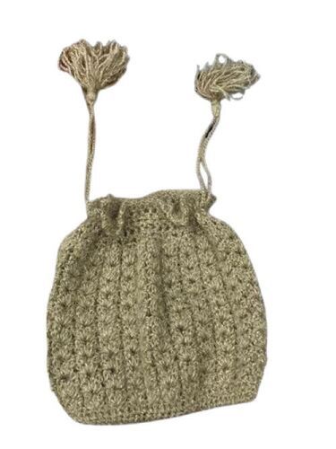 Crochet Drawstring Designer Potli Bag