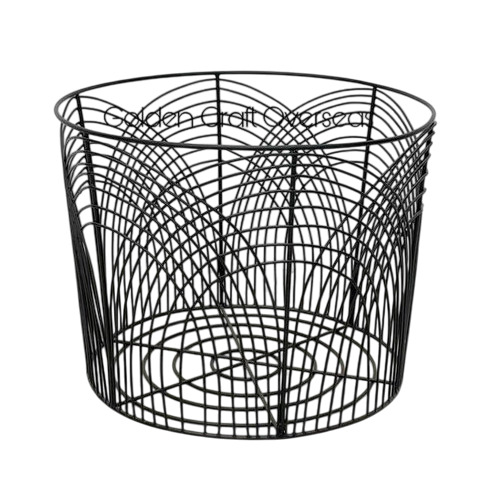 Black Laundry Cum Storage Basket - Feature: Rust Free