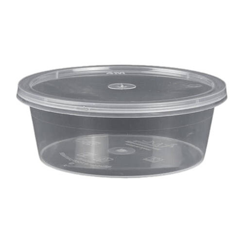 Heat and Cold Resistant Leakage Proof Round Shape Disposable Plastic Food Containers