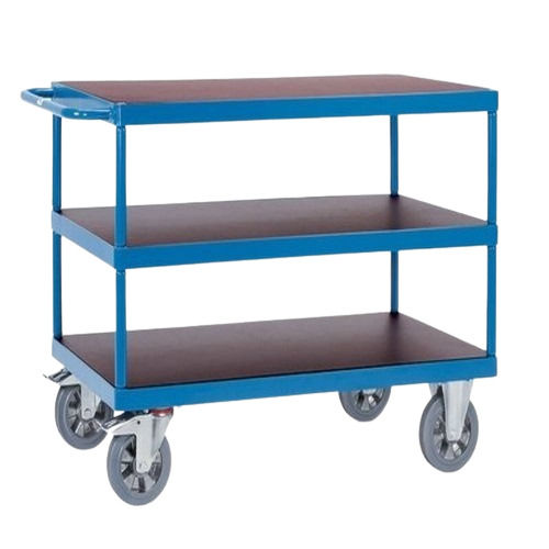 Heavy Duty Manually Operated 4 Wheels IES Industrial Trolley 